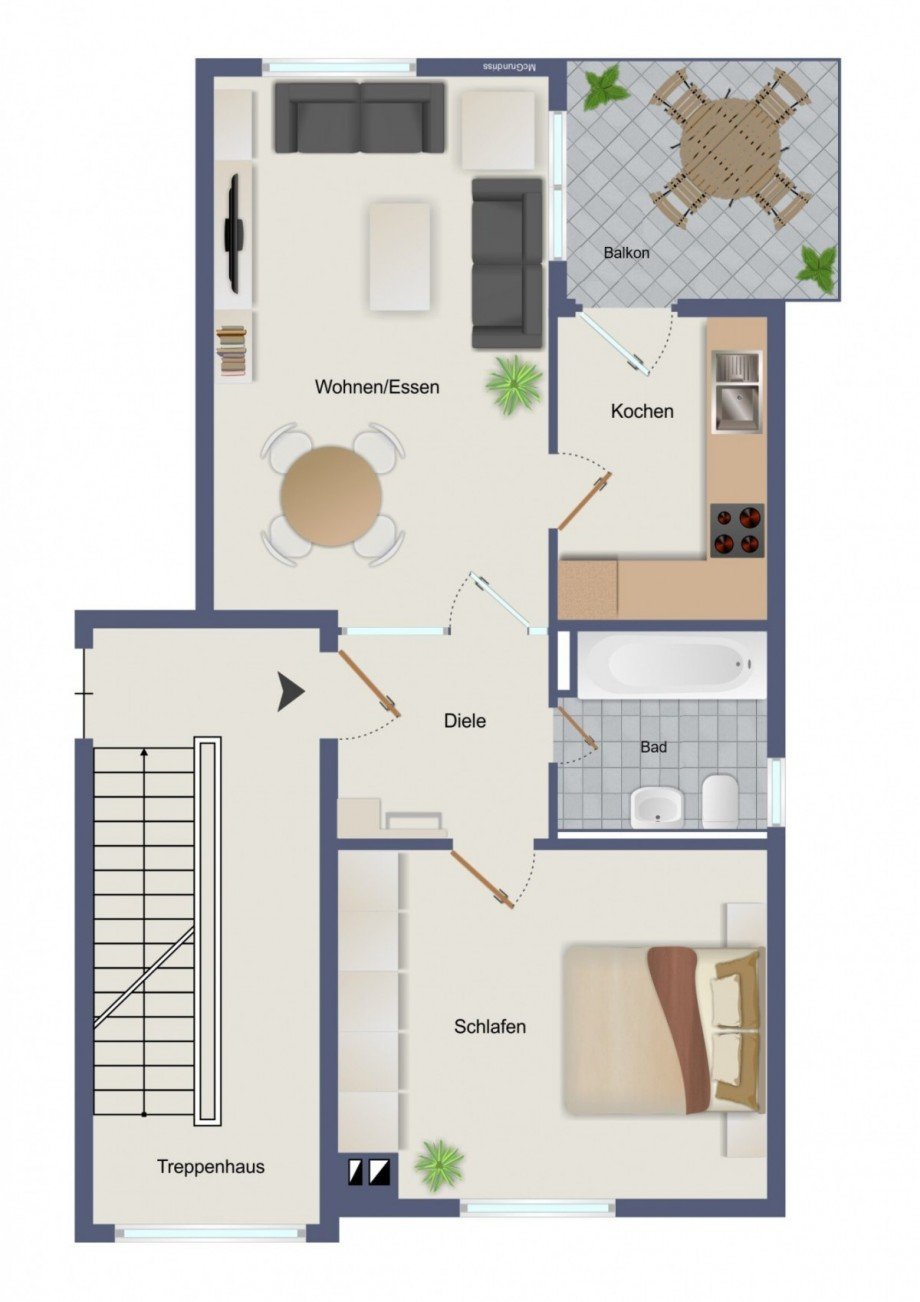 Grundriss Etagenwohnung Lohmar