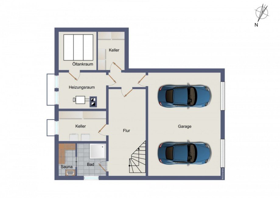 Grundriss KG Einfamilienhaus Hennef