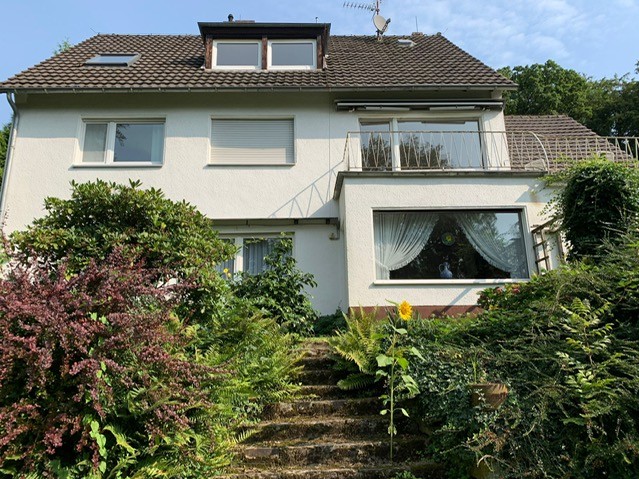 R�ckansicht Zweifamilienhaus Hennef