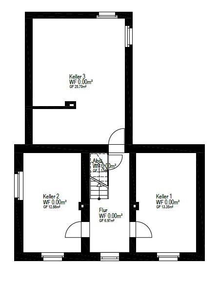Grundriss Keller Einfamilienhaus Hennef