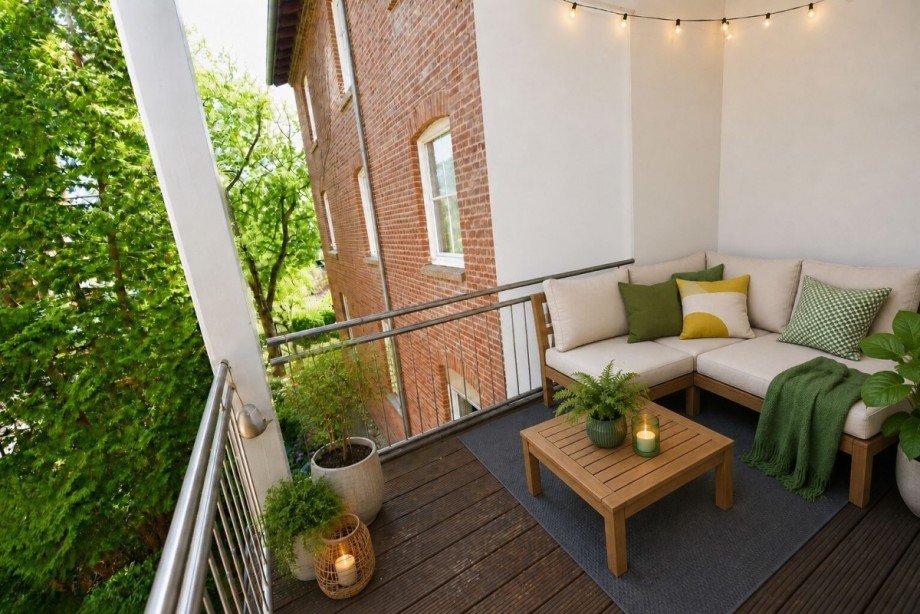Balkon - visualisiert Etagenwohnung Siegburg