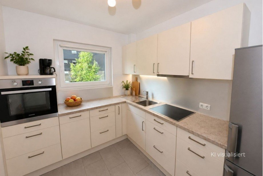 K�che - M�blierungsbeispiel Etagenwohnung Siegburg