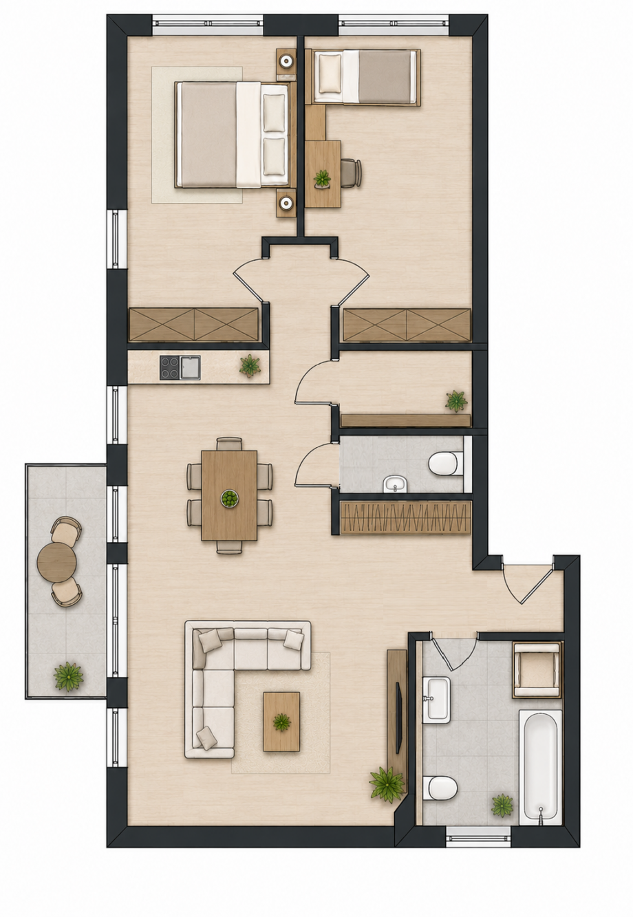 Grundriss Etagenwohnung Bad Honnef