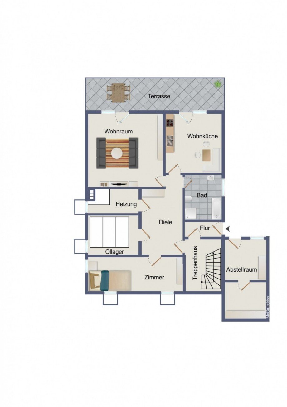 Grundriss Souterrain Mehrfamilienhaus Hennef