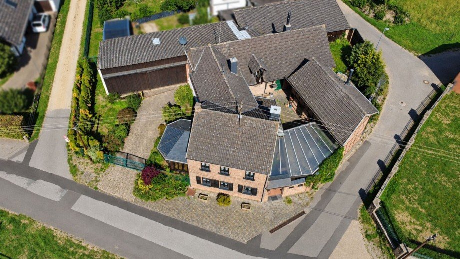 Luftansicht Bauernhaus Z�lpich