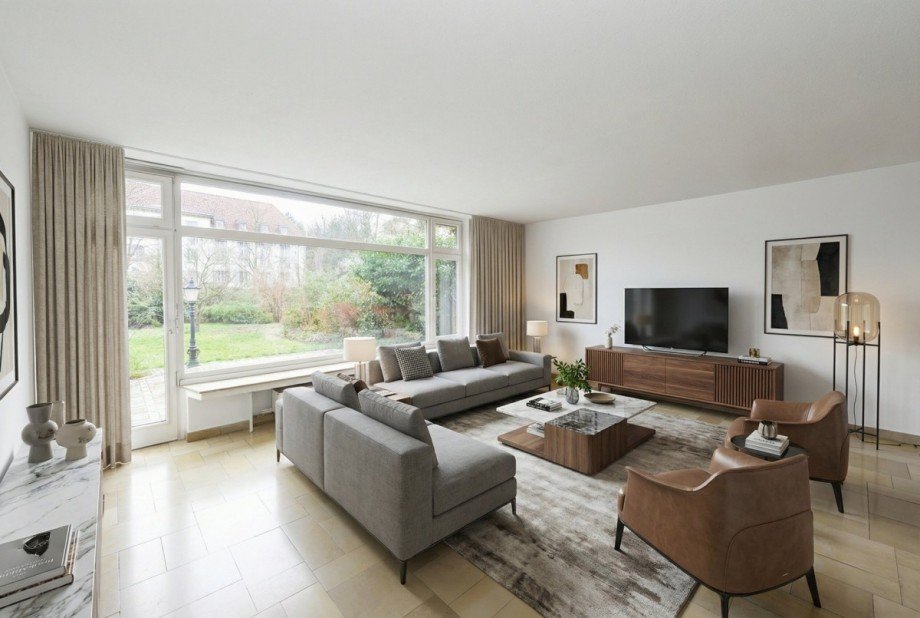 Wohnzimmer - M�blierungsbeispiel Einfamilienhaus Hennef