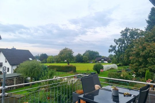 Ausblick vom Balkon
