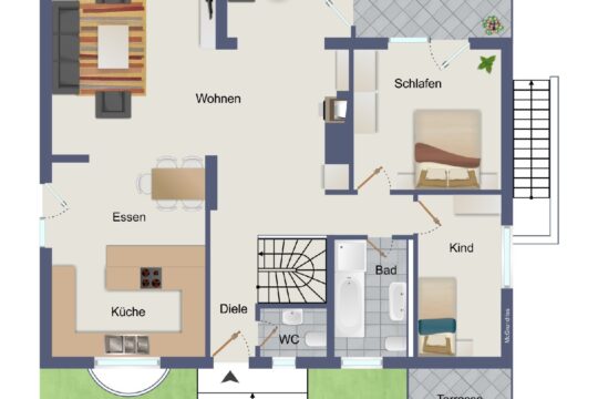 Grundriss Erdgeschoss