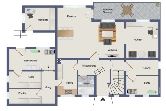 Grundriss Erdgeschoss