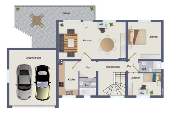 Grundriss Obergeschoss