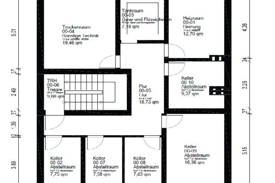 Grundriss Untergeschoss