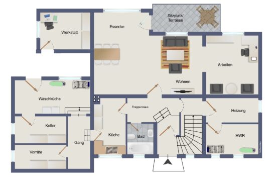 Grundriss Erdgeschoss