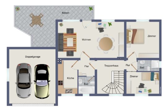 Grundriss Obergeschoss