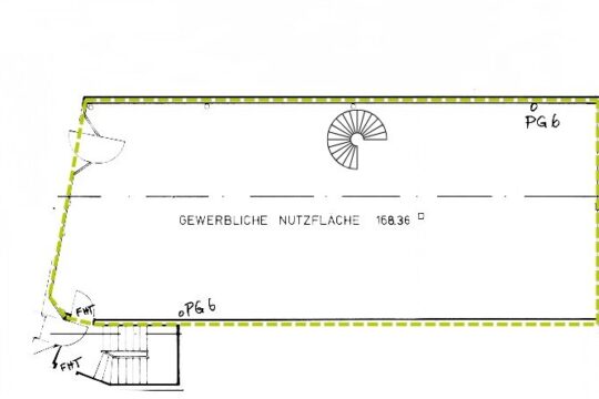 Grundriss Ladenlokal
