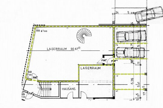 Grundriss Lager