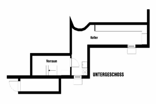 Grundriss Untergeschoss